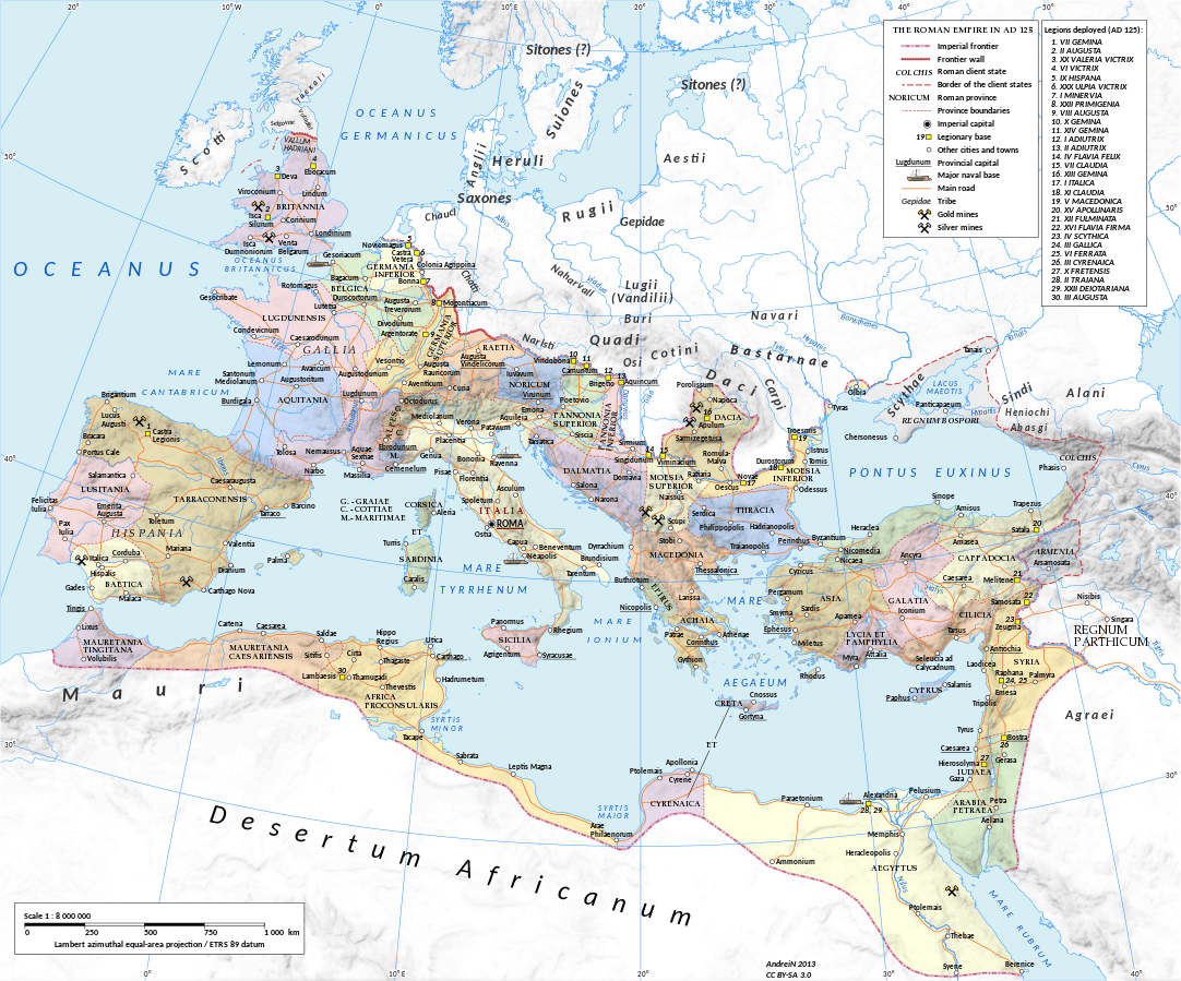 Cronologia dell'Impero Romano: Monarchia, Repubblica, Impero